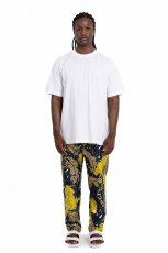 画像2: BANANATIME  TAPERED 2 PANT AUTUMN LEAVES NAVY YELLOW (2)