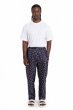 画像1: BANANATIME  EASY PANT PAISLEY FISH NAVY PINK (1)