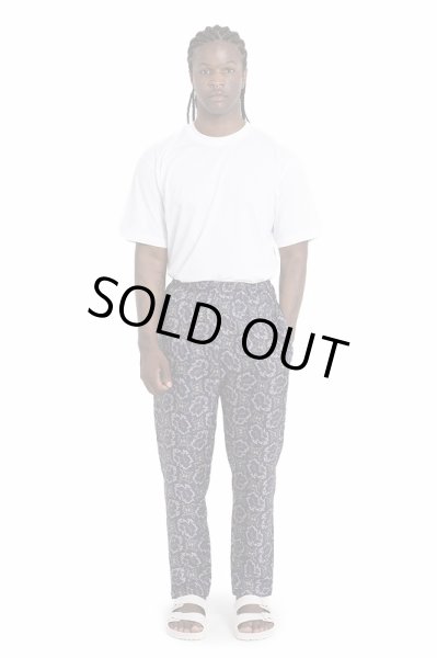 画像1: BANANATIME  EASY PANT PAISLEY FISH NAVY PINK (1)