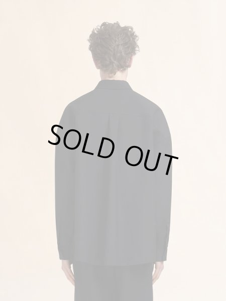 画像3: MARNI  ブルー トロピカルウール製シャツ (3)