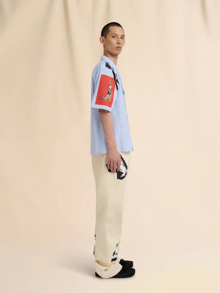 画像3: MARNI  クリーム オーガニックブルデニムパンツ (3)