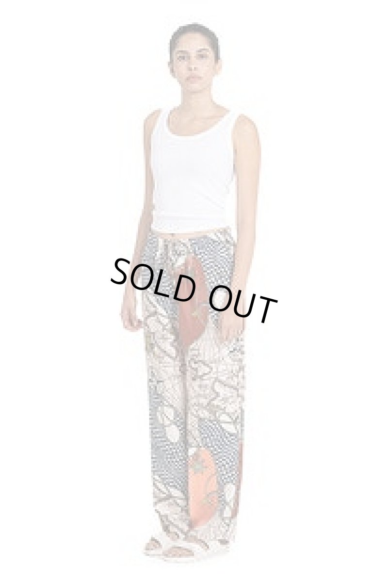 画像2: BANANATIME  EASY PANT HAWAIITIME NAVY RED (2)