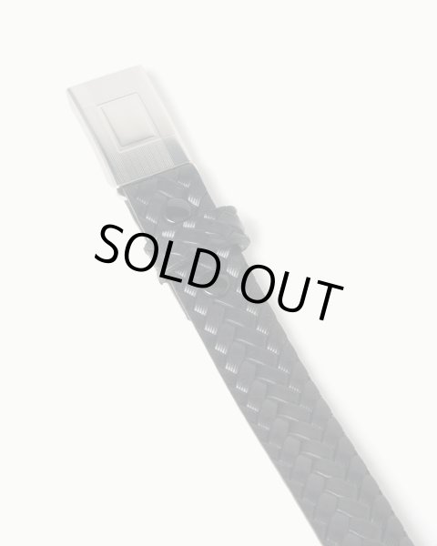 画像2: T.T (Taiga Takahashi)　LOT.021 BASKETWEAVE PATTERN BELT (2)