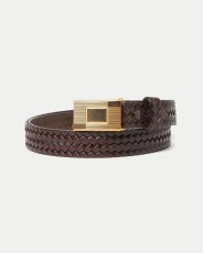 画像1: T.T (Taiga Takahashi)　LOT.021 BASKETWEAVE PATTERN BELT (1)