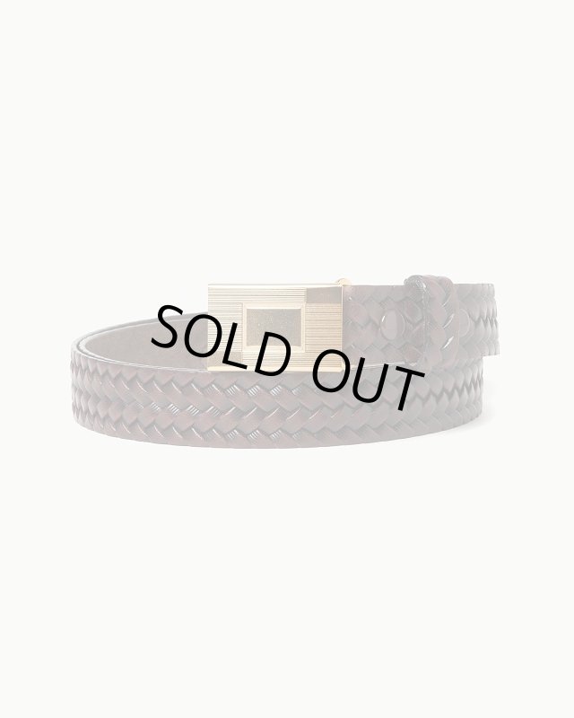 T.T (Taiga Takahashi) LOT.021 BASKETWEAVE PATTERN BELT 正規取扱い