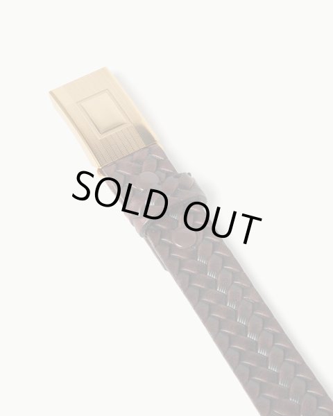 画像2: T.T (Taiga Takahashi)　LOT.021 BASKETWEAVE PATTERN BELT (2)