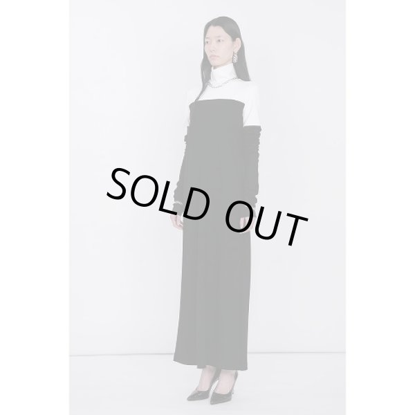 画像4: th products TARO HORIUCHI  Mix Cut Dress / white × black (4)