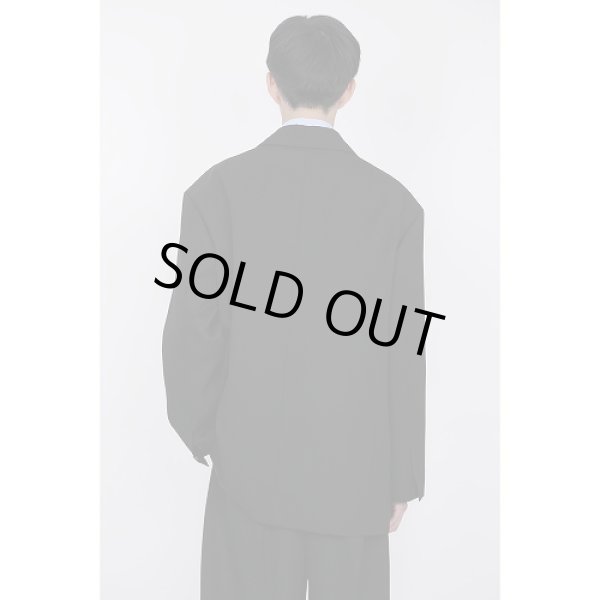 画像9: th products TARO HORIUCHI  Oversized Double Breasted Jacket / black (9)