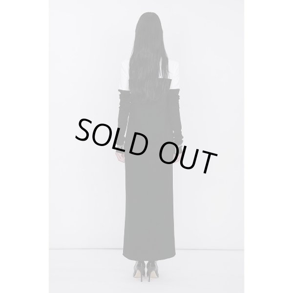 画像6: th products TARO HORIUCHI  Mix Cut Dress / white × black (6)