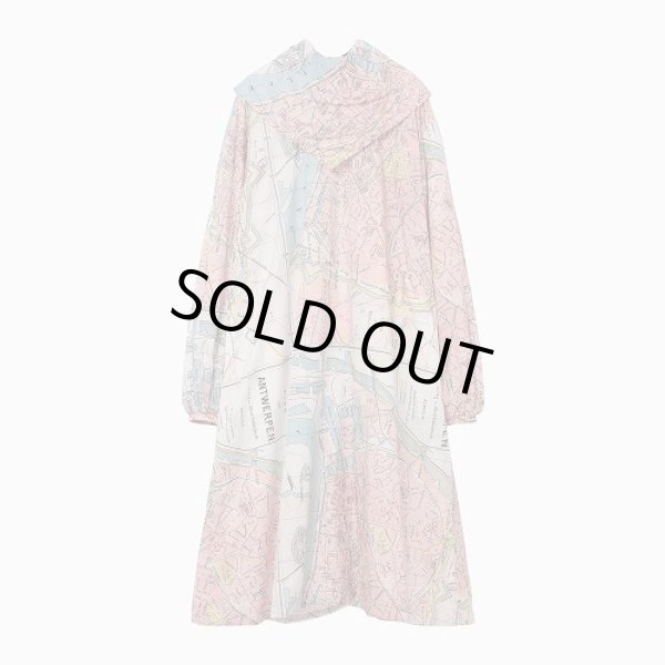 画像1: th products TARO HORIUCHI  Scarf Collar Dress / color (1)