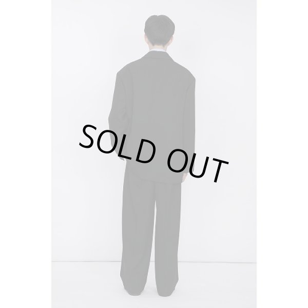 画像6: th products TARO HORIUCHI  Oversized Double Breasted Jacket / black (6)