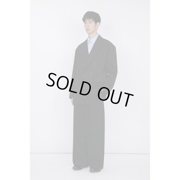 画像4: th products TARO HORIUCHI  Oversized Double Breasted Jacket / black (4)