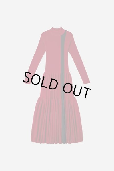 画像1: CFCL CASCADES MOCKNECK LONG SLEEVE DRESS (1)