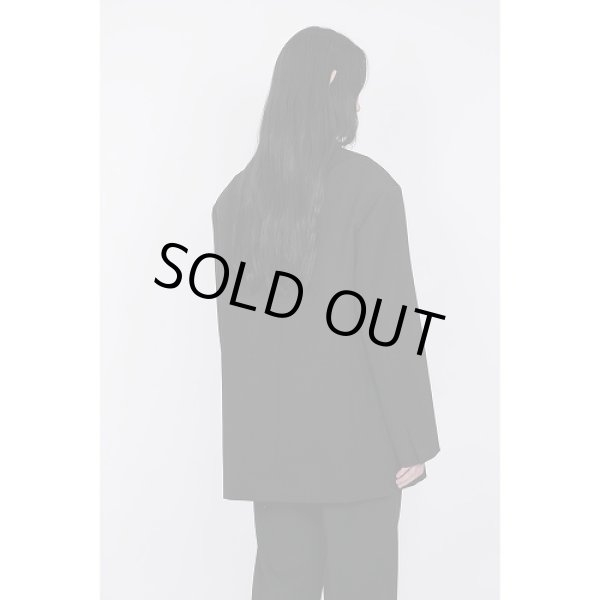 画像17: th products TARO HORIUCHI  Oversized Double Breasted Jacket / black (17)