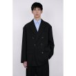 画像7: th products TARO HORIUCHI  Oversized Double Breasted Jacket / black (7)