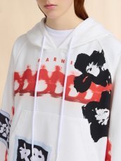 画像4: MARNI  クリーム コットン製フーディー (4)