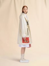 画像5: MARNI  ホワイト ポプリン製Aラインスカート (5)