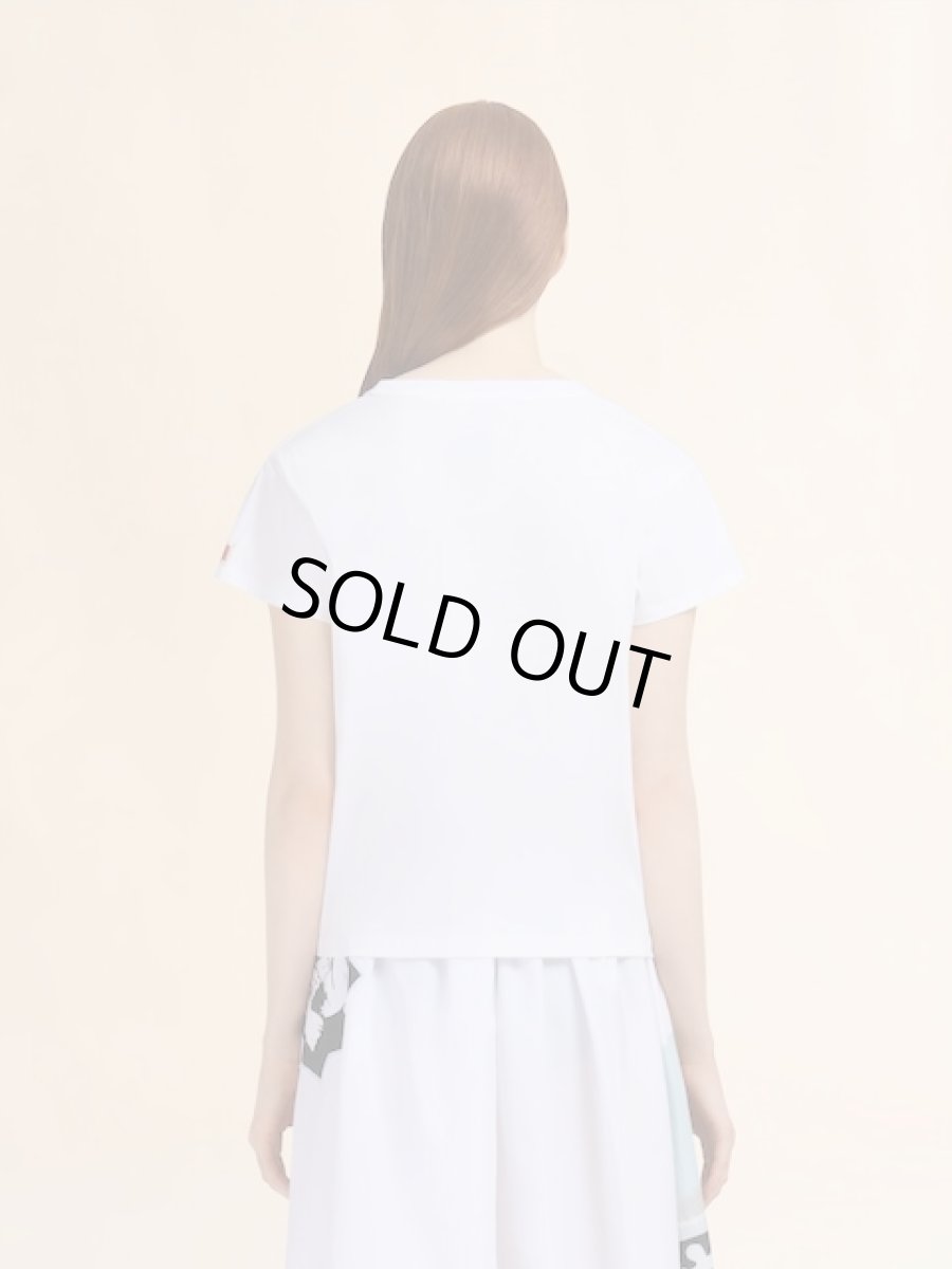 画像3: MARNI  ホワイト コットン製Tシャツ プリントとパッチ入り (3)