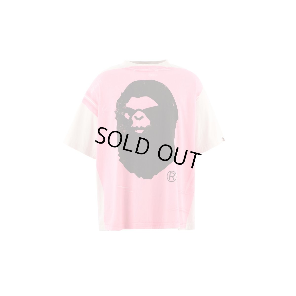 画像1: SAINT Mxxxxxx  × A BATHING APE® BAPE_SS TEE/HANDPRINT (1)