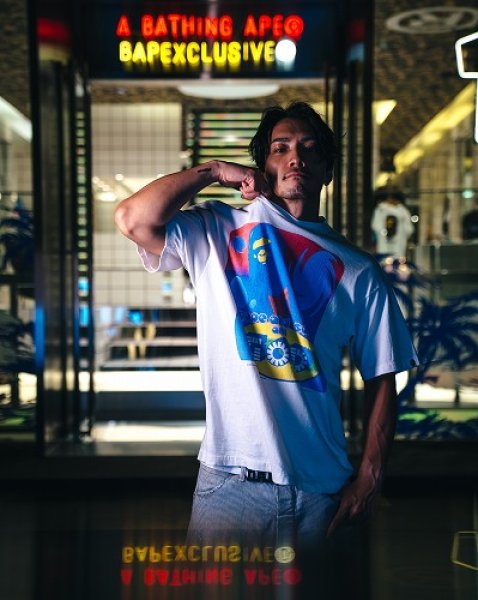 画像3: SAINT Mxxxxxx  × A BATHING APE®  BAPE_SS TEE/GOD (3)