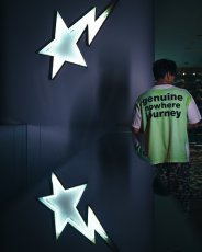 画像3: SAINT Mxxxxxx  × A BATHING APE® BAPE_SS TEE/HANDPRINT (3)