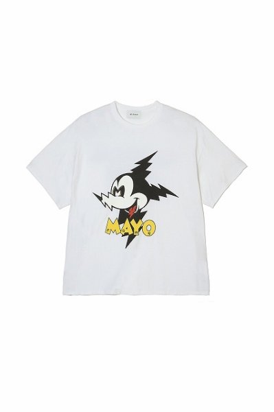 画像1: MAYO　エンジェルストリートプリント ショートスリーブTシャツ (1)