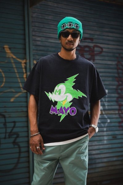 画像3: MAYO　エンジェルストリートプリント ショートスリーブTシャツ (3)