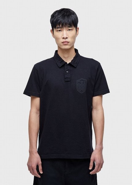 画像1: OSKLEN MEN'S  Lack Stone Polo Shirt (ss) (1)