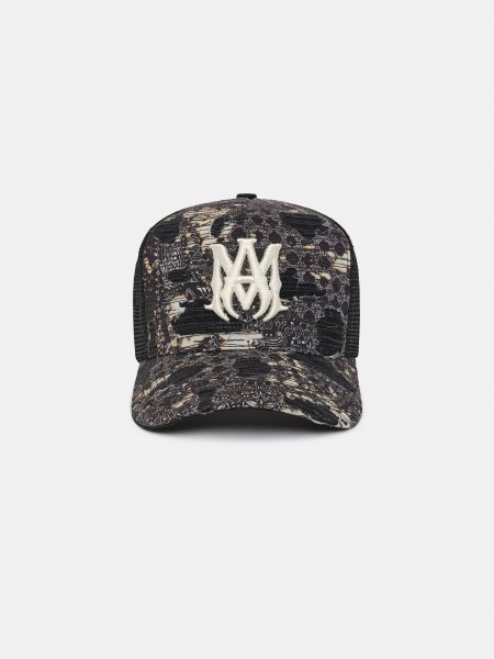画像1: AMIRI BANDANA REPAIR TRUCKER HAT (1)