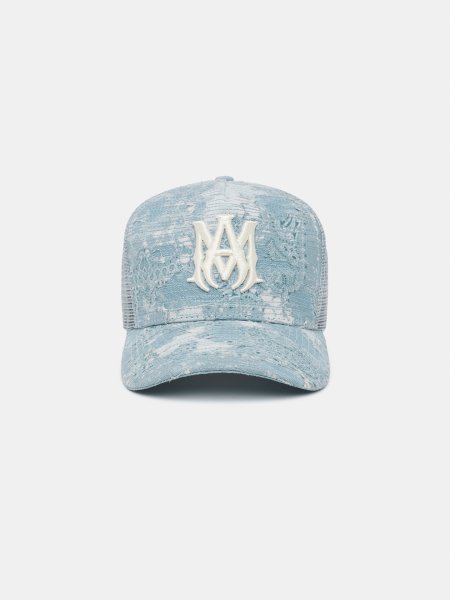 画像1: AMIRI BANDANA REPAIR TRUCKER HAT (1)