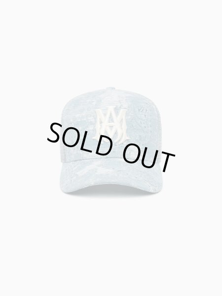 画像1: AMIRI BANDANA REPAIR TRUCKER HAT (1)