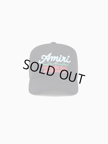 画像1: AMIRI NEON LIGHTS TRUCKER HAT (1)
