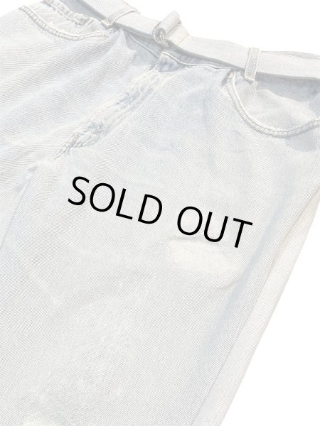 画像8: SEEALL RECONSTORUCTED BELT BAGGY PANTS（再構築商品） (8)