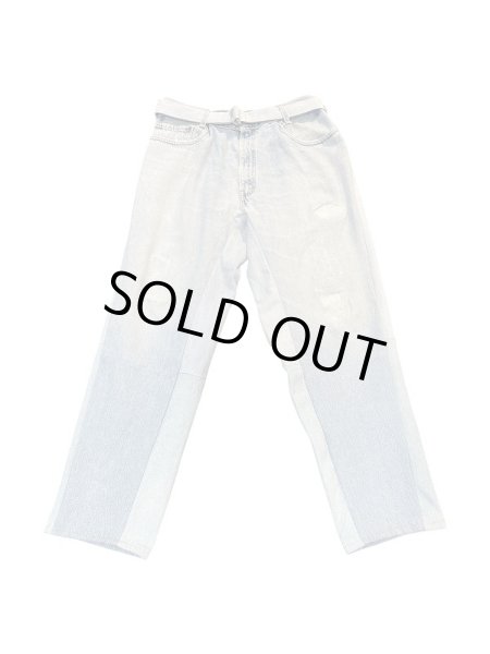 画像3: SEEALL RECONSTORUCTED BELT BAGGY PANTS（再構築商品） (3)