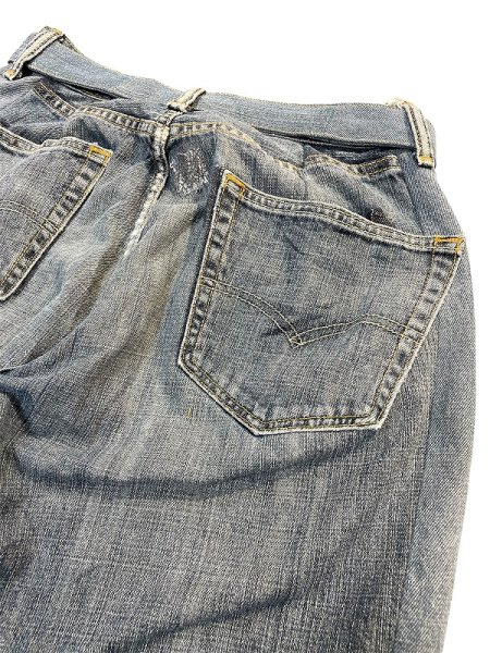 画像7: SEEALL RECONSTORUCTED BELT BAGGY PANTS（再構築商品） (7)