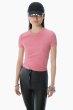 画像2: alexanderwang　ピンク ロゴ ジャカード シュランク ベビー tシャツ (2)