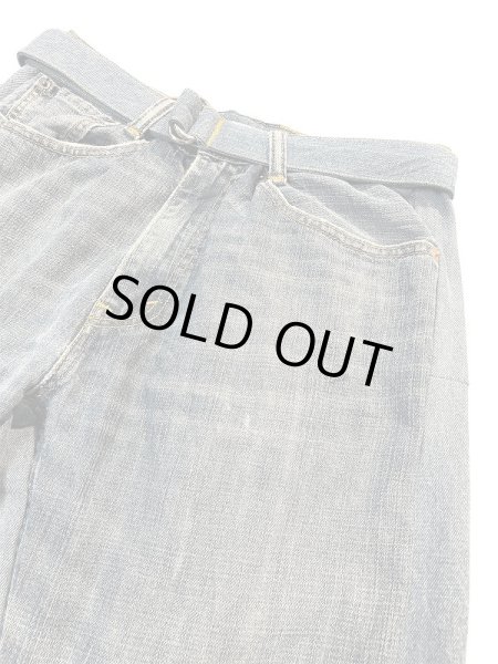 画像6: SEEALL RECONSTORUCTED BELT BAGGY PANTS（再構築商品） (6)