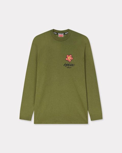 画像1: KENZO Kenzo x Futura 2000' ロング スリーブ コットン Tシャツ (1)