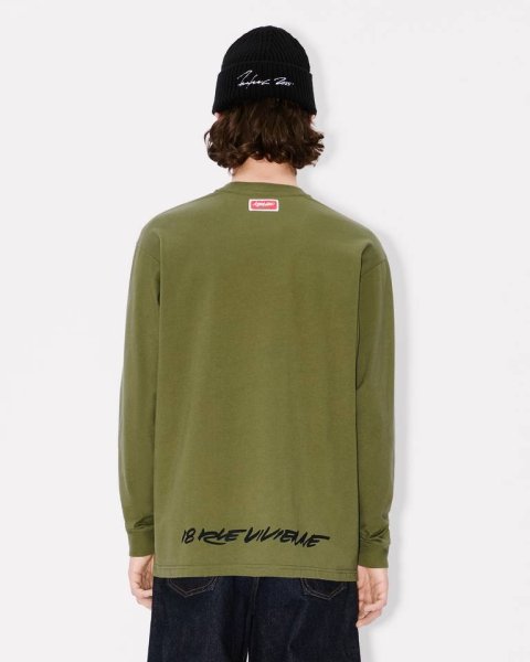 画像4: KENZO Kenzo x Futura 2000' ロング スリーブ コットン Tシャツ (4)