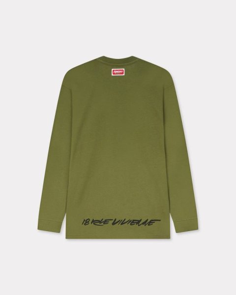 画像2: KENZO Kenzo x Futura 2000' ロング スリーブ コットン Tシャツ (2)