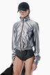 画像2: alexanderwang　グレー シュランク ジップアップ フーディー (2)