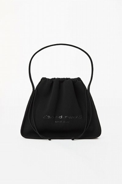 画像1: alexanderwang アレキサンダーワン 　RYAN リブニット ラージバッグ (1)