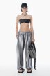 画像1: alexanderwang　グレー サテンファイユ スウェットパンツ (1)