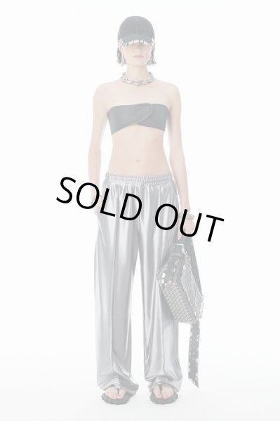 画像1: alexanderwang　グレー サテンファイユ スウェットパンツ (1)