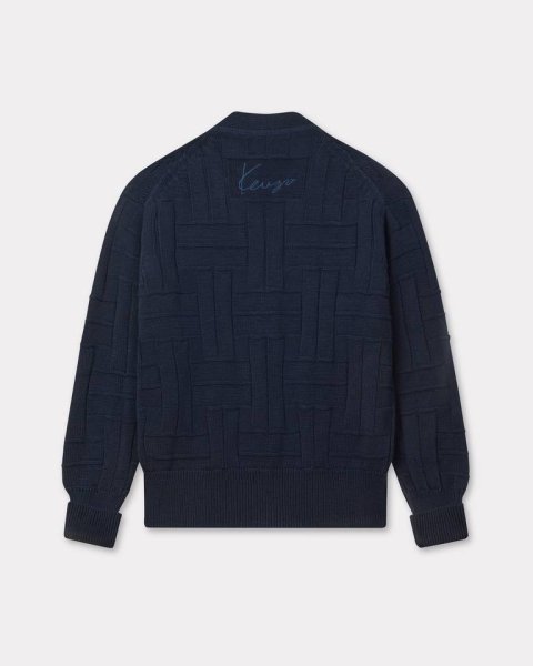 画像2: KENZO KENZO Weave' エンブロイダリー カーディガン (2)