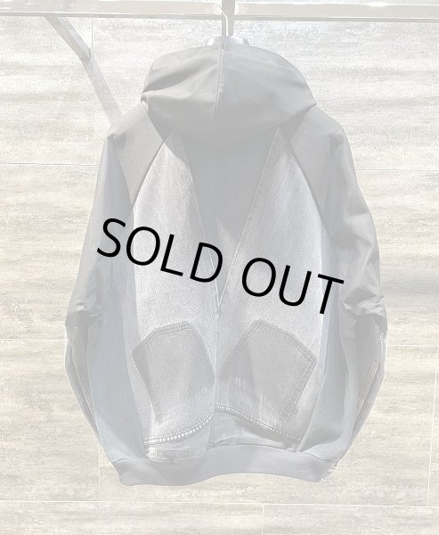 画像2: QBISM REMAKE HOODIE JACKET (2)