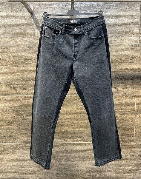 画像1: QBISM REMAKE DENIM PANTS (1)