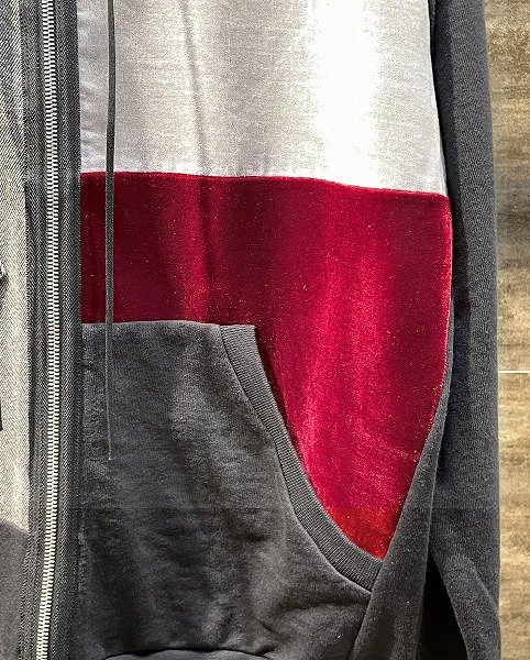 画像4: QBISM REMAKE DENIM DOCKING HOODIE (4)