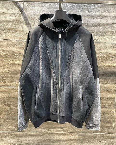 画像1: QBISM REMAKE HOODIE JACKET (1)