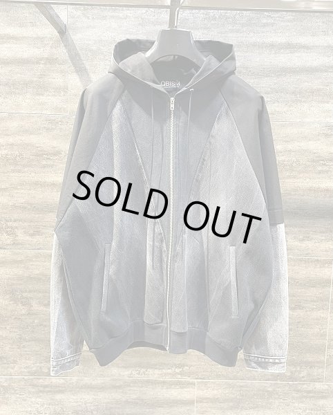 画像1: QBISM REMAKE HOODIE JACKET (1)